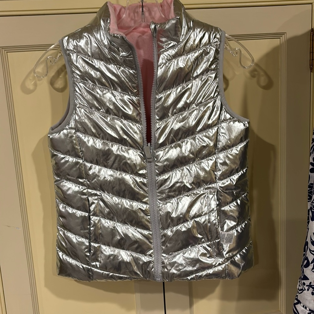 Wonder Nation girls reversible puffer vest‎